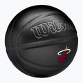 Basketbalová Lopta Wilson NBA Team Premiere Miami Heat black veľkosť 7 2