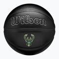 Basketbalová Lopta Wilson NBA Team Premiere Milwaukee Bucks black veľkosť 7