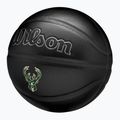 Basketbalová Lopta Wilson NBA Team Premiere Milwaukee Bucks black veľkosť 7 3