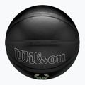 Basketbalová Lopta Wilson NBA Team Premiere Milwaukee Bucks black veľkosť 7 5