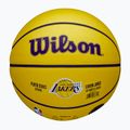 Basketbalová lopta detská Wilson NBA Player Icon Mini Lebron žltá veľkosť 3 5