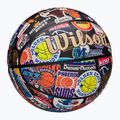 Basketbalová Lopta Wilson NBA All Team Retro multicolour veľkosť 7 2