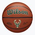 Basketbalová Lopta Wilson NBA Team Alliance Milwaukee Bucks brown veľkosť 7