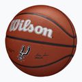 Basketbalová Lopta Wilson NBA Team Alliance San Antonio Spurs brown veľkosť 7 3