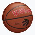 Basketbalová lopta Wilson  NBA Team Alliance Toronto Raptors hnedá veľkosť 7 2