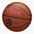 Basketbalová lopta Wilson  NBA Team Alliance Toronto Raptors hnedá veľkosť 7 3