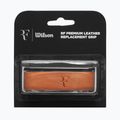 Omotávka na tenisové rakety Wilson Roger Federer Leather brown 2