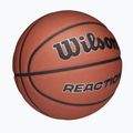Basketbalová lopta Wilson Reaction Pro brown/silver veľkosť 7 2