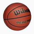 Basketbalová lopta Wilson Reaction Pro brown/gold veľkosť 7 2