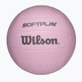 Volejbalová lopta Wilson Soft Play pink veľkosť 5