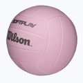 Volejbalová lopta Wilson Soft Play pink veľkosť 5 3