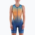 Dámsky triatlonový oblek Synergy Pro Sleeveless Racerback Trisuit orange wave