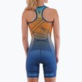 Dámsky triatlonový oblek Synergy Pro Sleeveless Racerback Trisuit orange wave 2