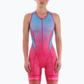 Dámsky triatlonový oblek Synergy Pro Sleeveless Racerback Trisuit punch