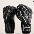 Boxerské rukavice Top King Boxing Chain black/silver 6