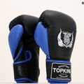 Boxerské rukavice Top King Reborn Boxing Semi Leather black/blue 7