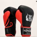 Boxerské rukavice Top King Reborn Boxing Semi Leather black/red 6