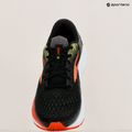 Pánska bežecká obuv Brooks Ghost 16 wide fit black/mandarin red/green 9