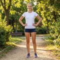 Dámske bežecké šortky Joma Elastic dark navy 9
