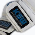 KSW grapplingové rukavice kožené biele 5