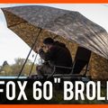 Fox International 60" Camo Brolly hnedý kaprový dáždnik CUM268 4