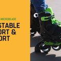 Detské kolieskové korčule Rollerblade Microblade čierno-žlté 7101700215 10