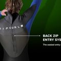Rip Curl Omega 4/3 mm pánske plavky čierne 112MFS 9