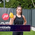 Neoprénová činka 6 kg Pure2Improve sivá P2I201440 7