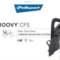 Detská cyklistická sedačka POLISPORT Groovy CFS zeleno-sivá FO 8406100015 7