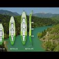 Aqua Marina Rekreačný kajak zelený Betta-412 13'6″ nafukovací kajak pre 2 osoby 17