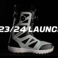 Pánske topánky na snowboard Salomon Launch Boa SJ Boa black/black/white 12
