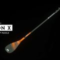 Aqua Marina CARBON X 3-dielne SUP pádlo čierno-oranžové B0303016 8