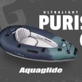 Aquaglide Backwoods Purist 65 šedý 584121107 Nafukovací kajak pre 1 osobu 9