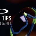 Cyklistické okuliare Oakley Flight Jacket čiernofialové 0OO9401 8