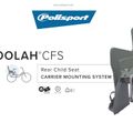Sedadlo na bicykel Polisport Koolah CFS so zadným nosičom sivé béžové FO 8631500013 7