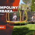 HUMBAKA Super 244 cm oranžová záhradná trampolína Super-8' Trampoty 27