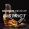 Pánske snowboardové viazanie Salomon District white 7