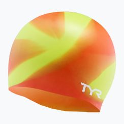 Detská plavecká čiapka TYR Tiedye Silicone Multicolor Jr lime/multi