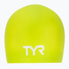 Plavecká čiapka TYR Long Hair Wrinkle Free Silicone limelight