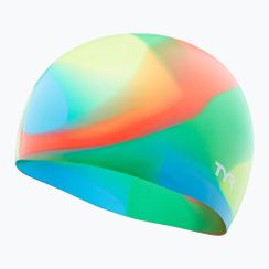 Detská plavecká čiapka TYR Tiedye Silicone Multicolor Jr blue/yellow/green/orange