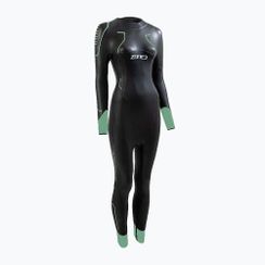Dámsky plavecký neoprén ZONE3 Vision black/eucalyptus green