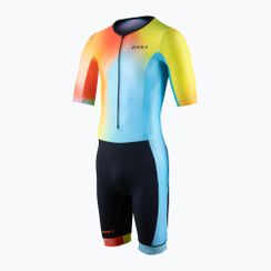 ZONE3 Activate+ Trisuit pánsky triatlonový oblek neon/black