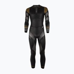 Pánsky plavecký neoprén HUUB Pinnacle silver/yellow