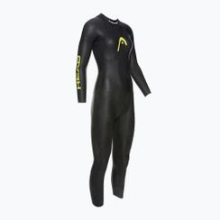 Dámska triatlonová kombinéza HEAD Ow Free 3.2 black/yellow