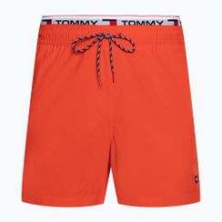 Pánske plavecké šortky Tommy Hilfiger DW Medium Drawstring daring scarlet