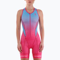 Dámsky triatlonový oblek Synergy Pro Sleeveless Racerback Trisuit punch