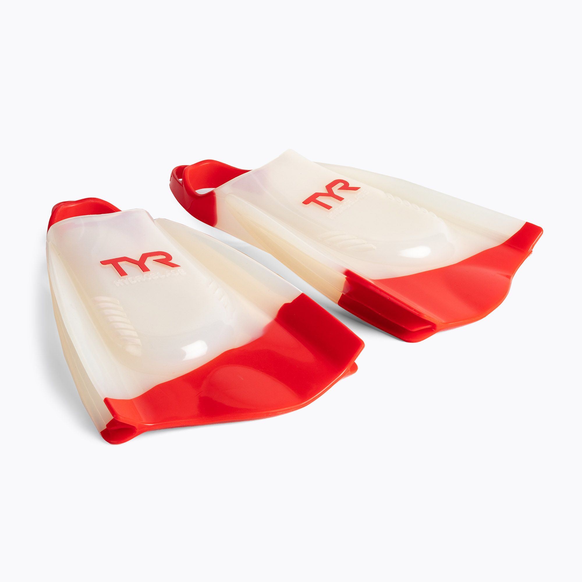 Plavecké plutvy TYR Hydroblade bielo-červené LFHYD (Hydroblade LFHYD)