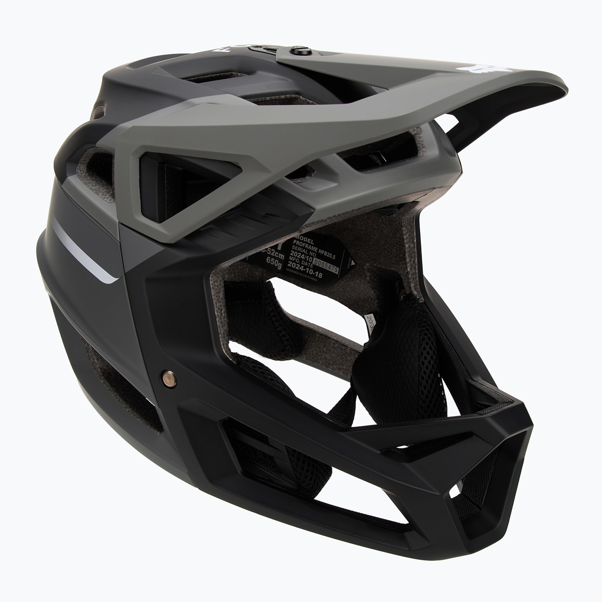 Detská cyklistická prilba Fox Racing Proframe Rizer Jr dark shadow