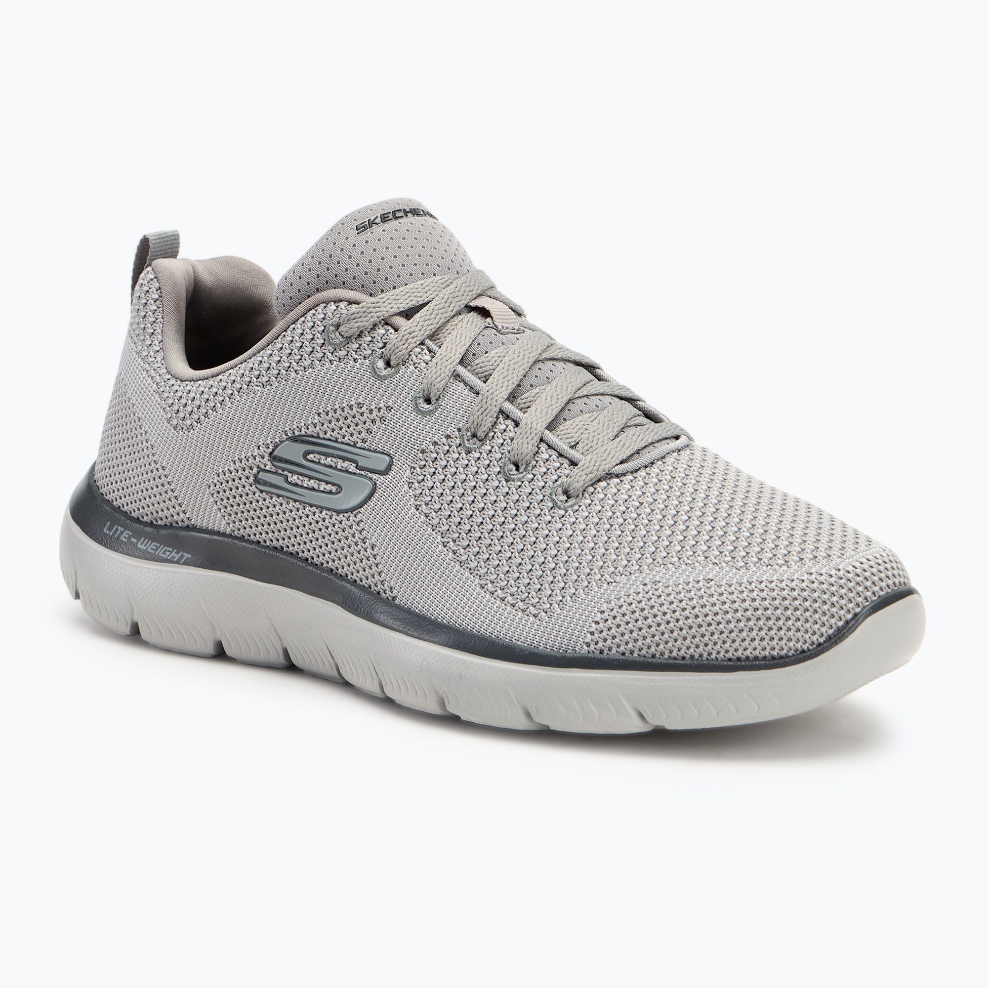 Pánska obuv SKECHERS Summits Brisbane light gray (Summits Brisbane 232057 LTGY)