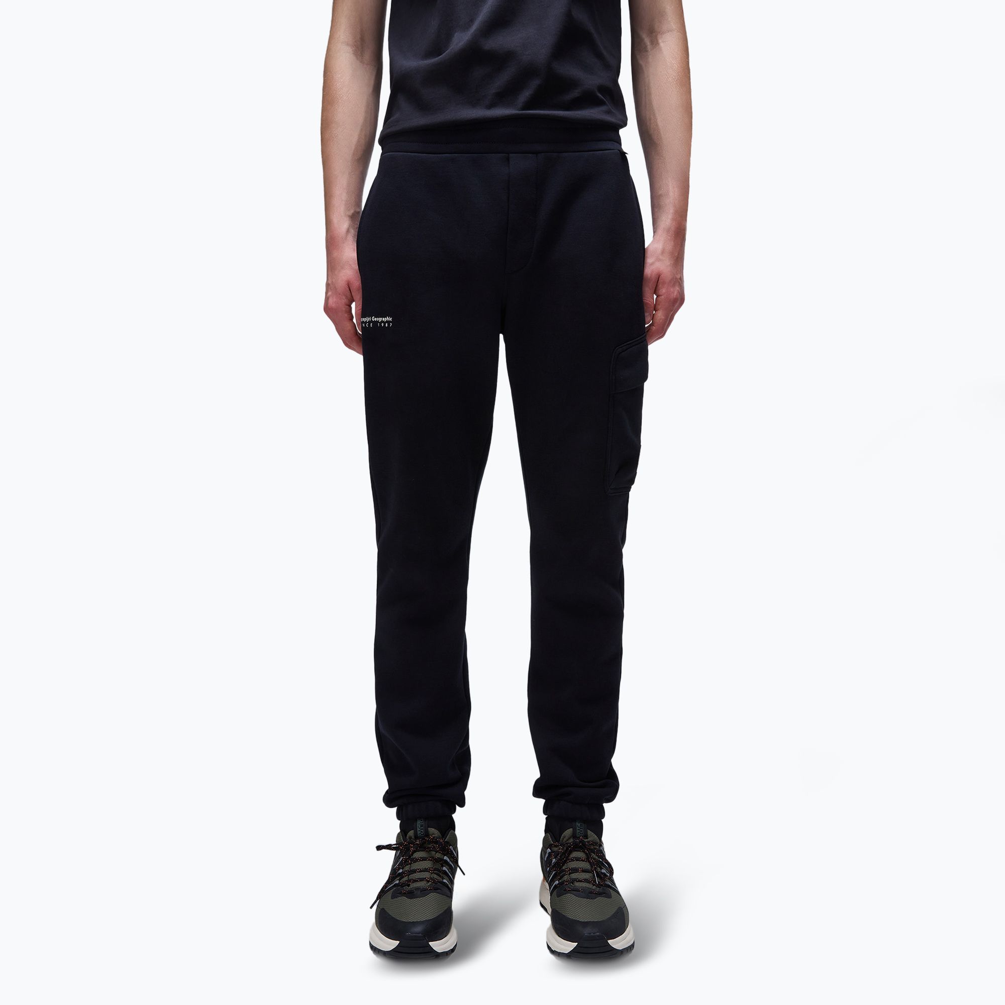 Pánske nohavice Napapijri M-Badge Cargo black 041 (M-Badge Cargo NP0A4I330411)